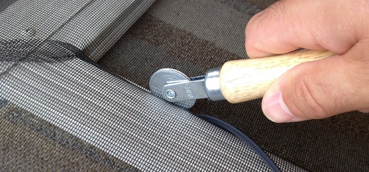 metal screen door repair in Cambria