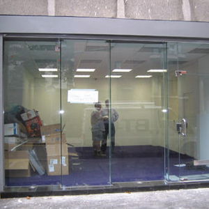 shop front door repair Cambria